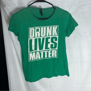 Green Parade Day T Shirt Drinking St Particke Day Size Small